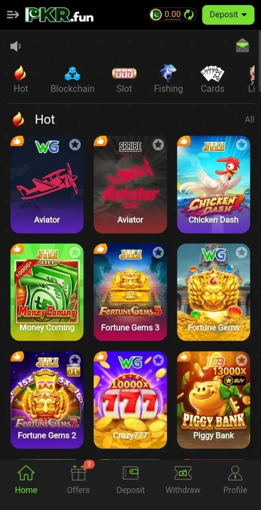 PKRFUN Game